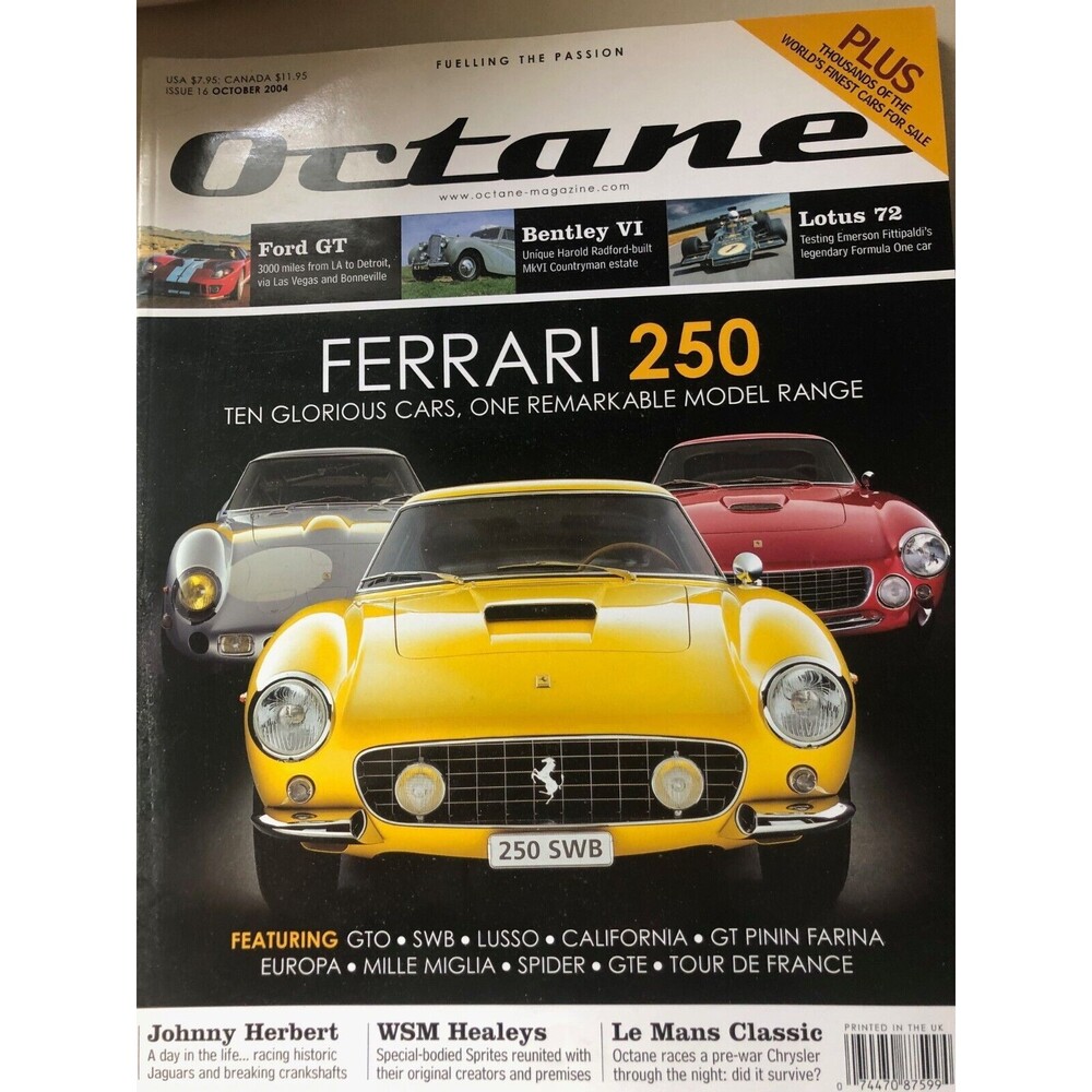 Octane Magazine UK October 2004 Issue 16 Vintage